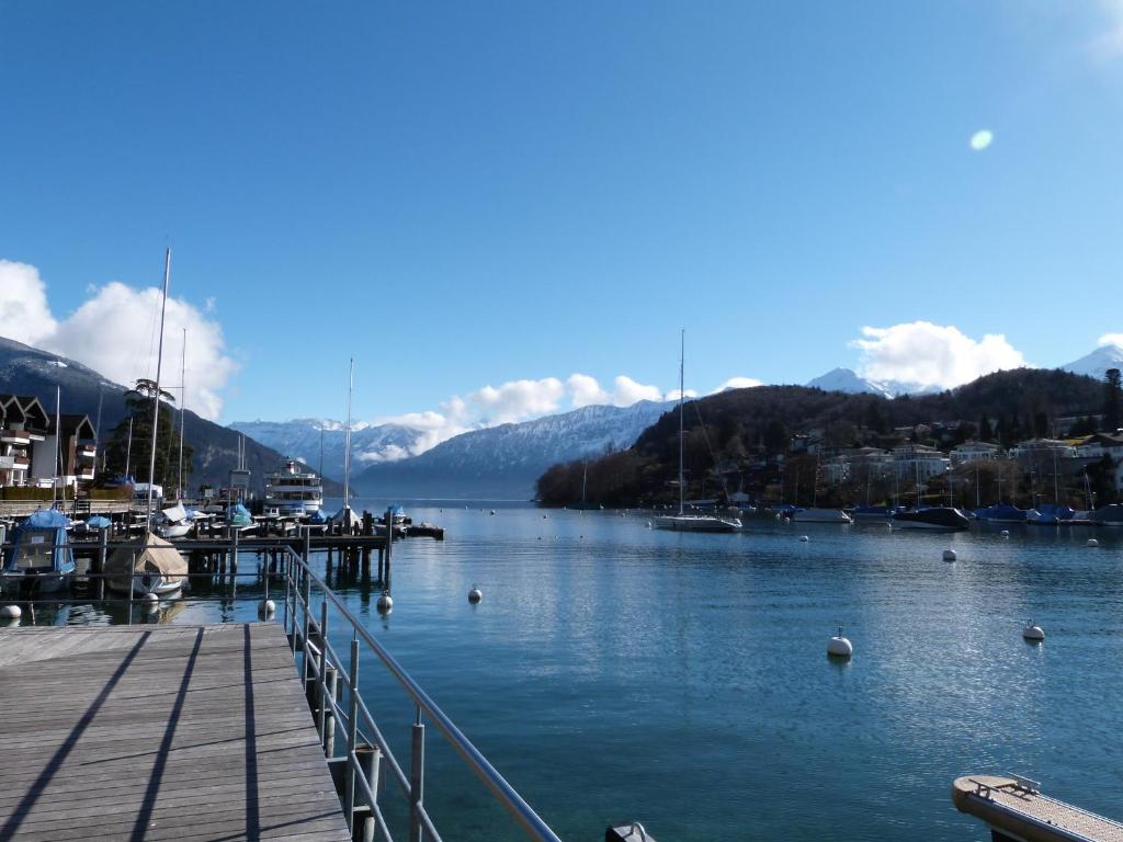 Hotel-Restaurant Seegarten-Marina Spiez Exteriér fotografie